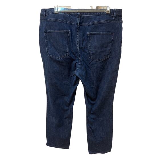 Coldwater Creek Women’s Jeans Size16 Straight Leg Blue Denim Stretch Comfort - Picture 4 of 11